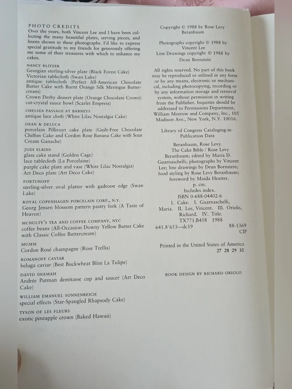 The Cake Bible | Rose Levy Beranbaum